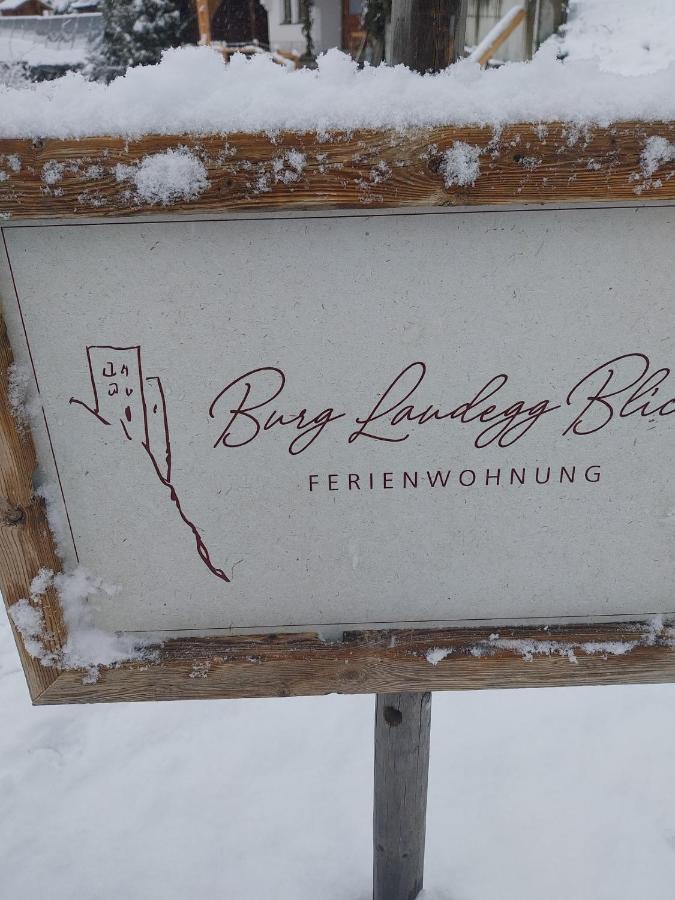 Appartamento Burg Laudegg Blick Faggen Esterno foto